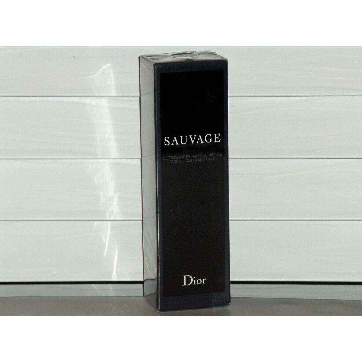 Sauvage Dior Face Cleanser and Mask 4 Oz. 120 ml Guaranteed