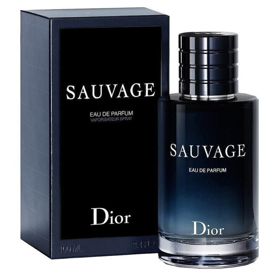 Sauvage by Christian Dior 3.4 oz Edp Cologne For Men Refillable Fresh2022