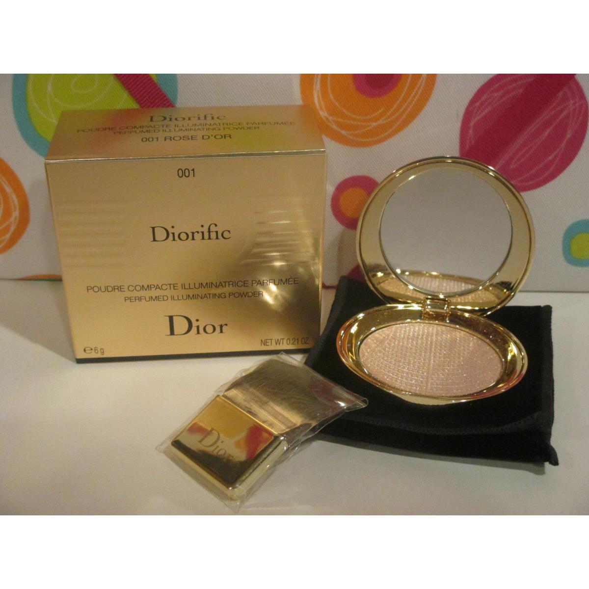 Christian Dior Diorific Perfumed Illuminating Powder 001 Rose D`or Boxed