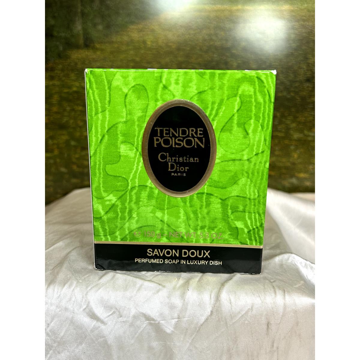 Christian Dior Tendre Poison 150G Perfumed Soap IN Luxury Dish