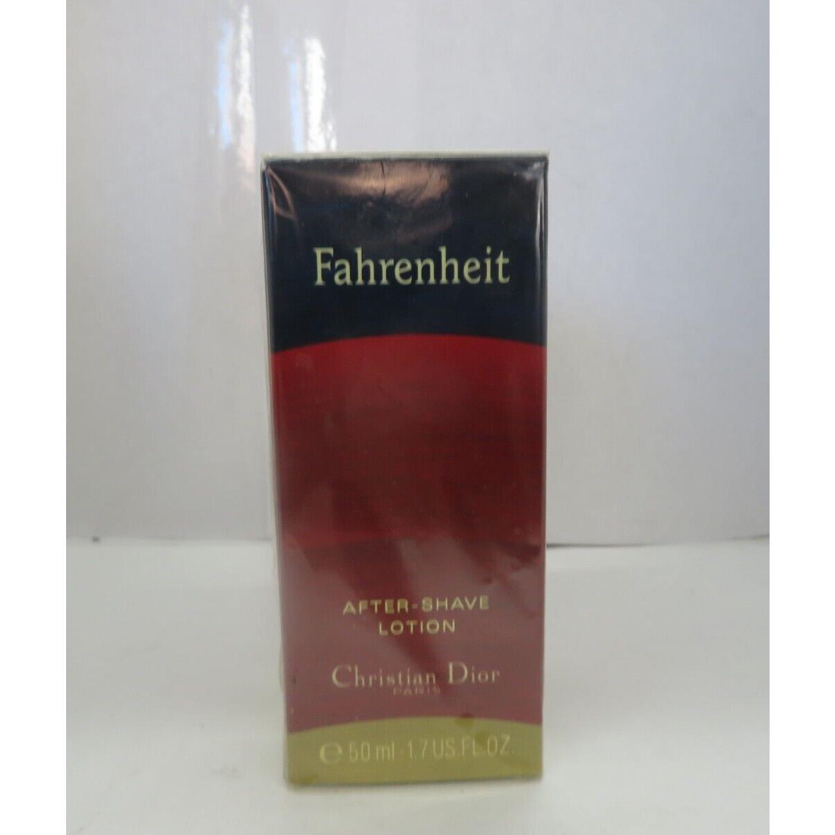 Fahrenheit By Christian Dior After Shave Lotion 1.7 Fl oz/50 ml Read Descr