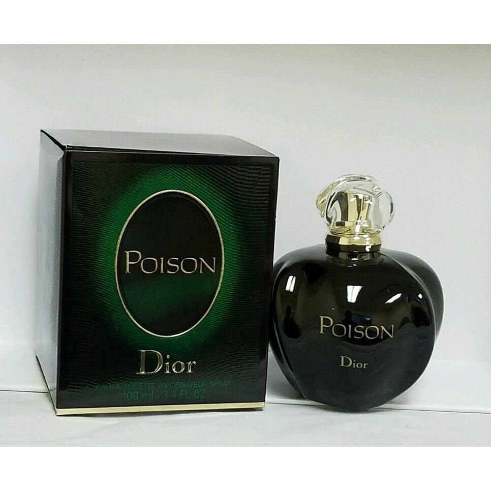 Poison by Christian Dior 100Ml 3.4 Fl.oz Eau De Toilette Spray Women Boxed