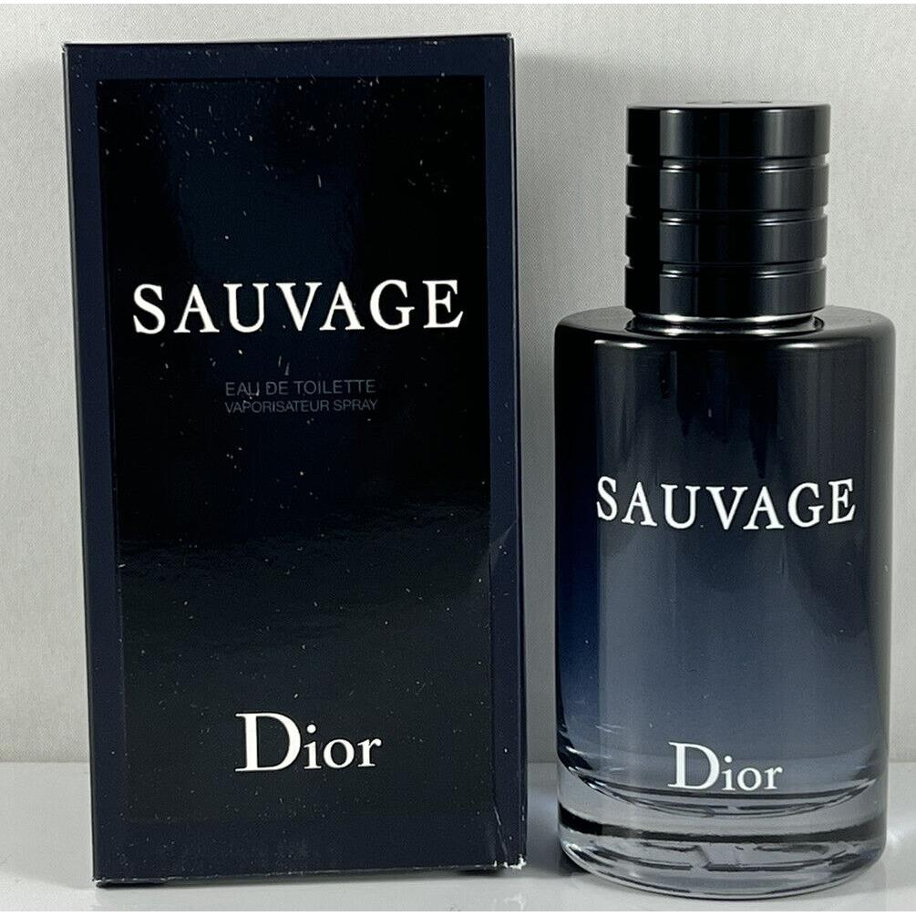 Sauvage by Dior 100ml 3.4 Oz Eau De Toilette Spray For Men As In Pic