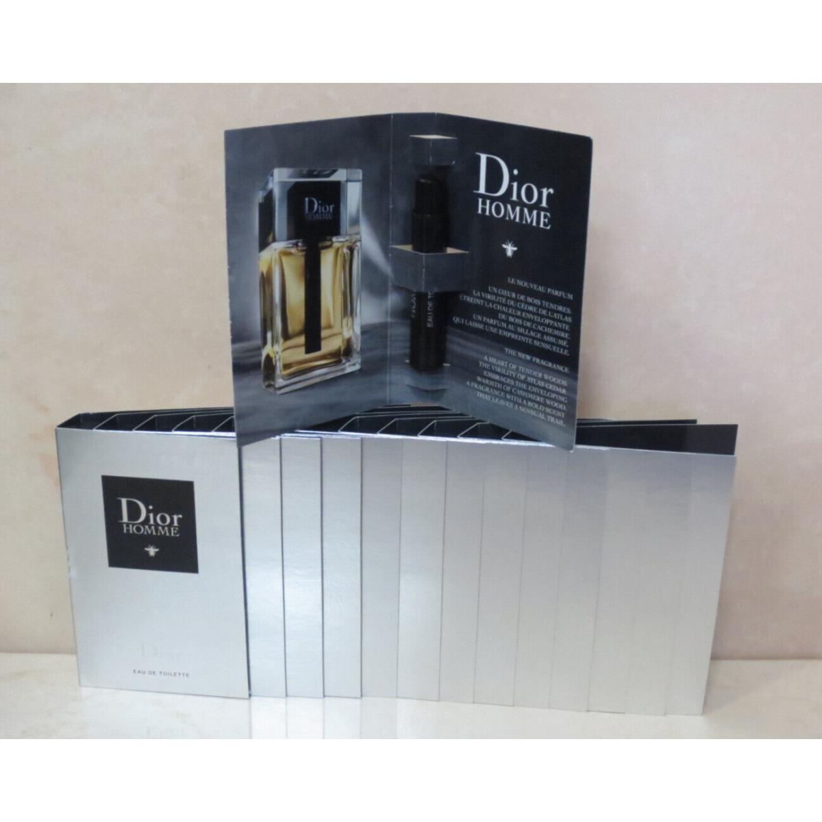 Christian Dior Dior Homme Eau DE Toilette Spray 0.03 OZ Lot OF 14