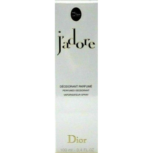 Dior J`adore Perfumed Deodorant Spray For Women 3.4 Oz / 100 ml Item