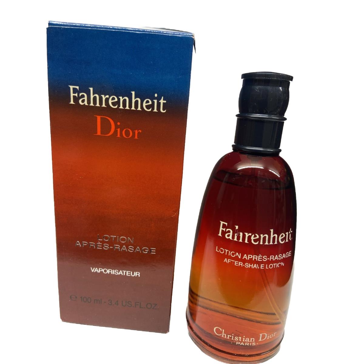 Fahrenheit After Shave Lotion 3.4oz Natural Spray Dior