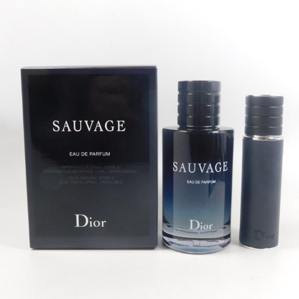 Sauvage by Christian Dior For Men Edp Set Travel 100 Ml/ 10ml