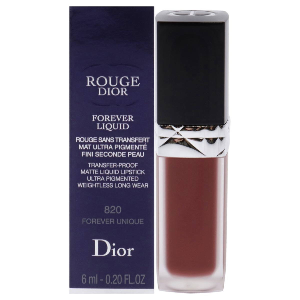 Rouge Dior Forever Liquid Matte - 820 Forever Unique by Christian Dior - 0.20 oz