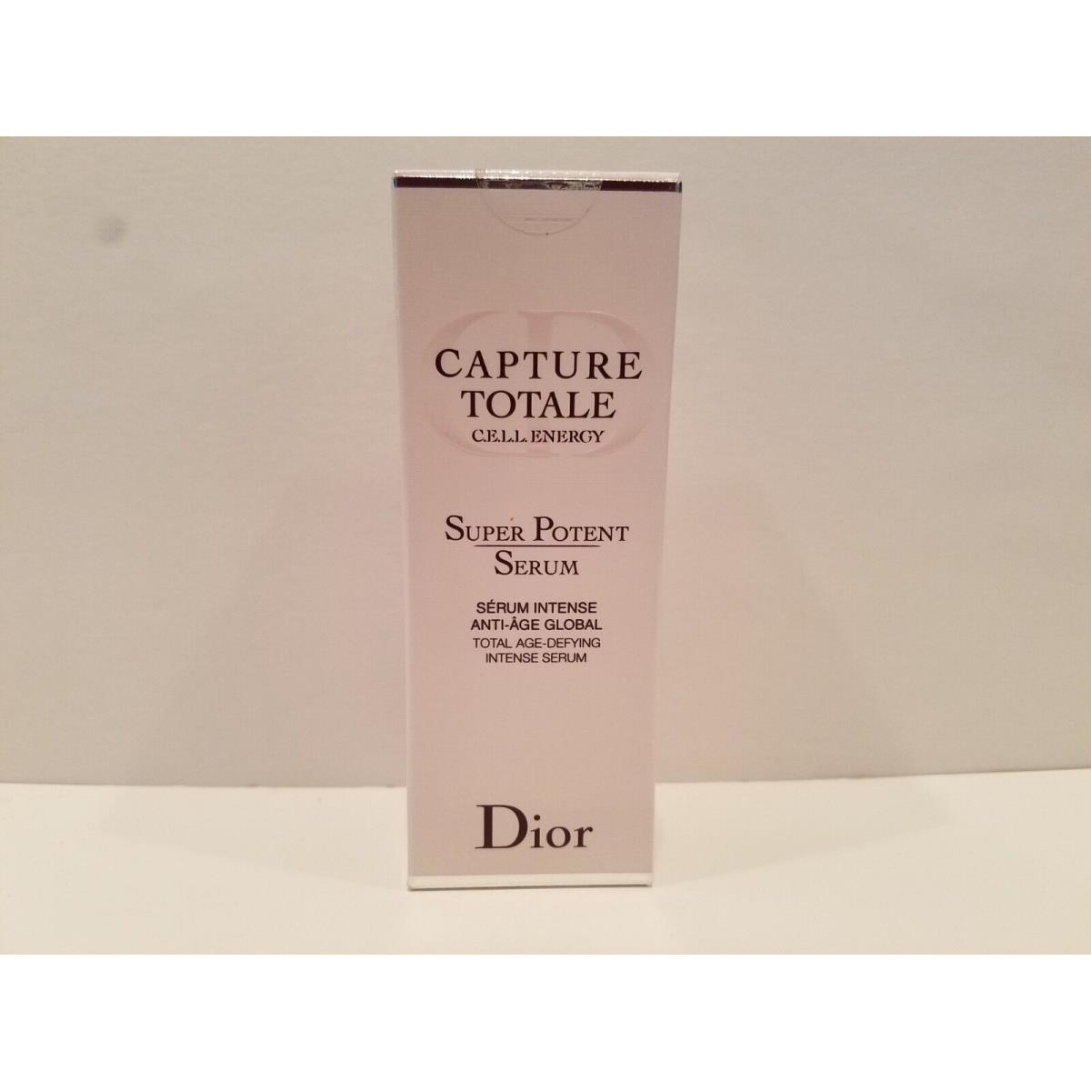 Dior Capture Totale Cell Energy Super Potent Serum For Face Intense Serum 1 Oz