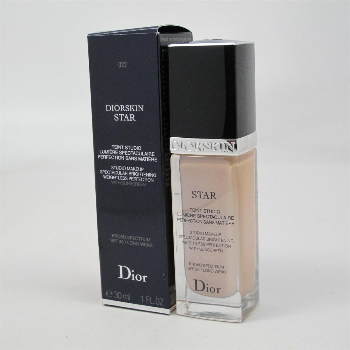 Diorskin Star 022 Cameo by Dior 30 ml/1.0 oz Studio Makeup Spf 30