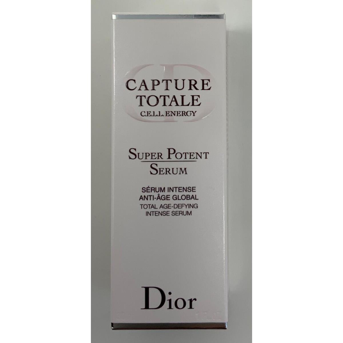 Dior Capture Totale Cell Energy Super Potent Serum For Face Intense Serum 1 Oz