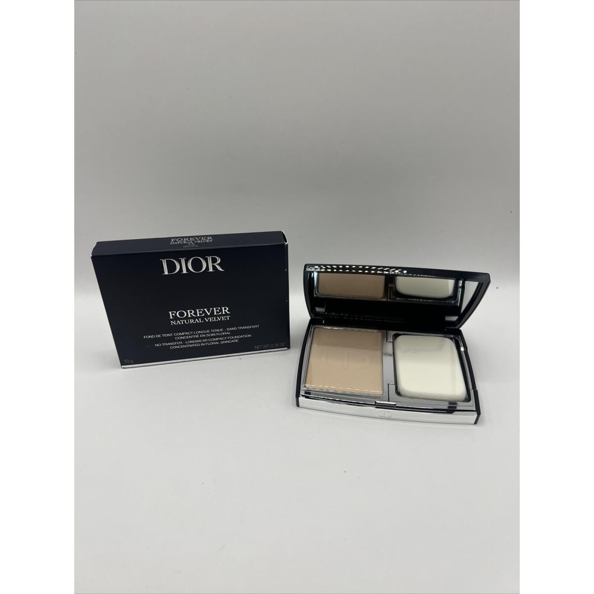 Dior Forever Natural Velvet Compact 2N Foundation 0.35oz/10g