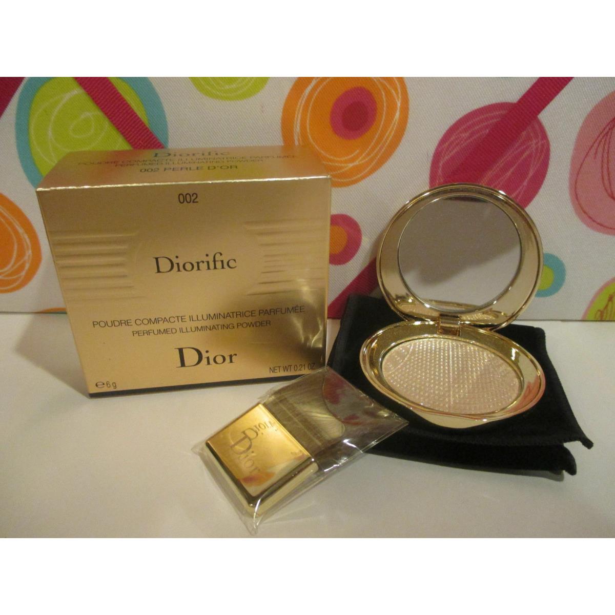 Christian Dior Diorific Perfumed Illuminating Powder 002 Perle D`or Boxed