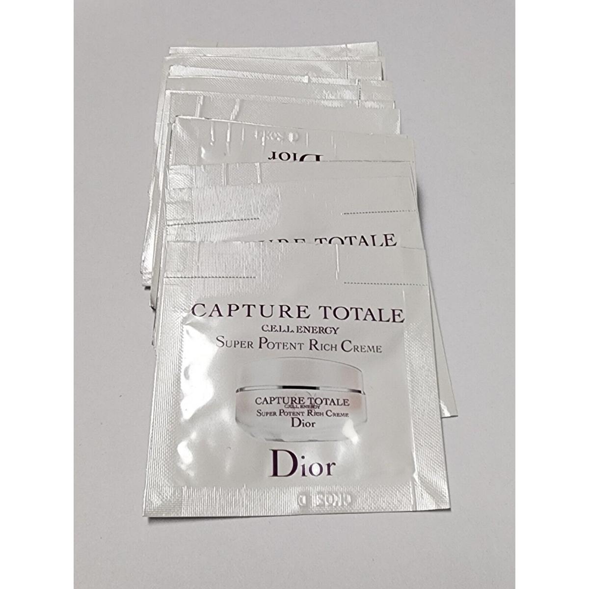 20x Dior Capture Totale C.e.l.l Energy Super Potent Rich Cream 0.05oz Samples