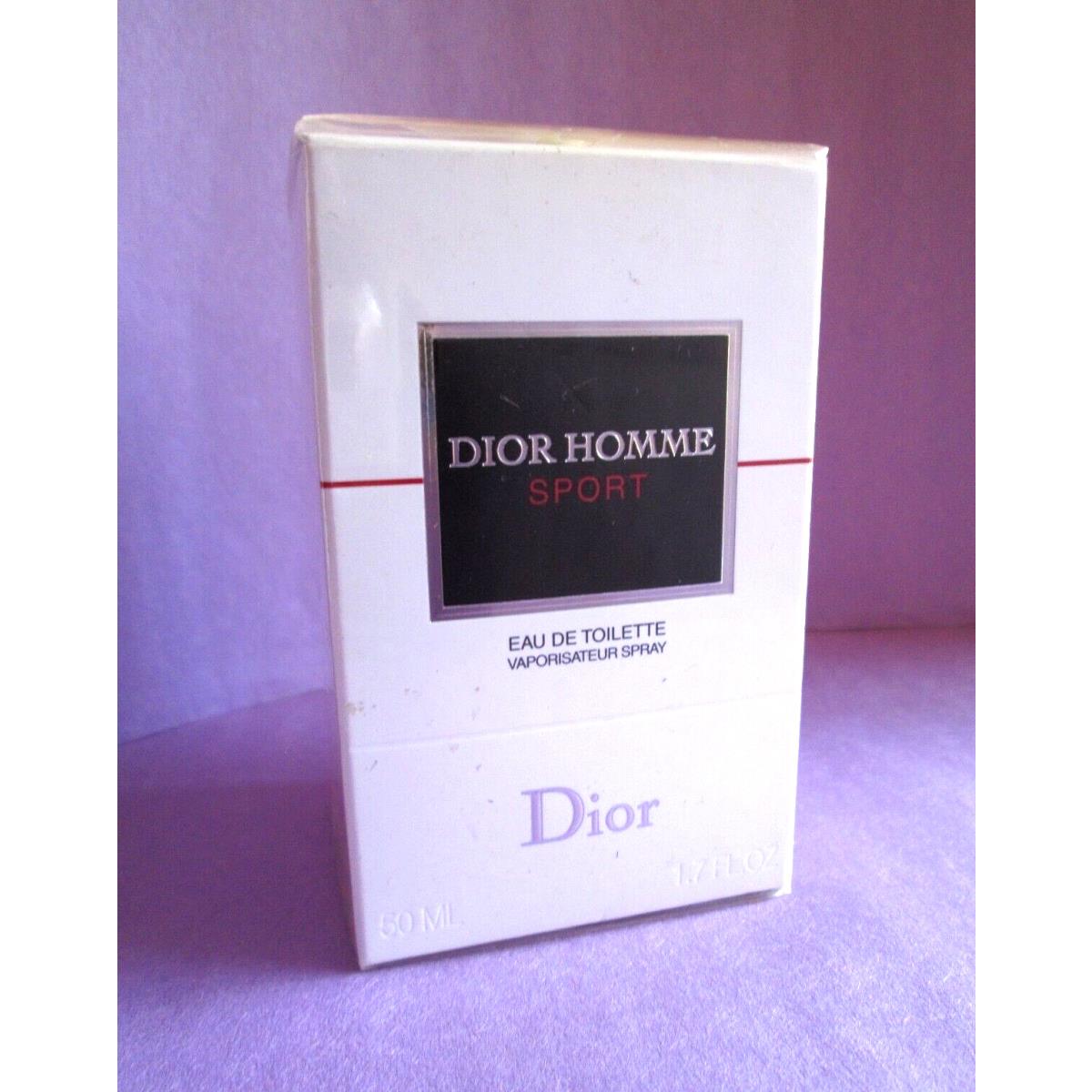 Dior Homme Sport 50 ml 1.7 oz Vintage 2008 Eau de Toilette Spray Box