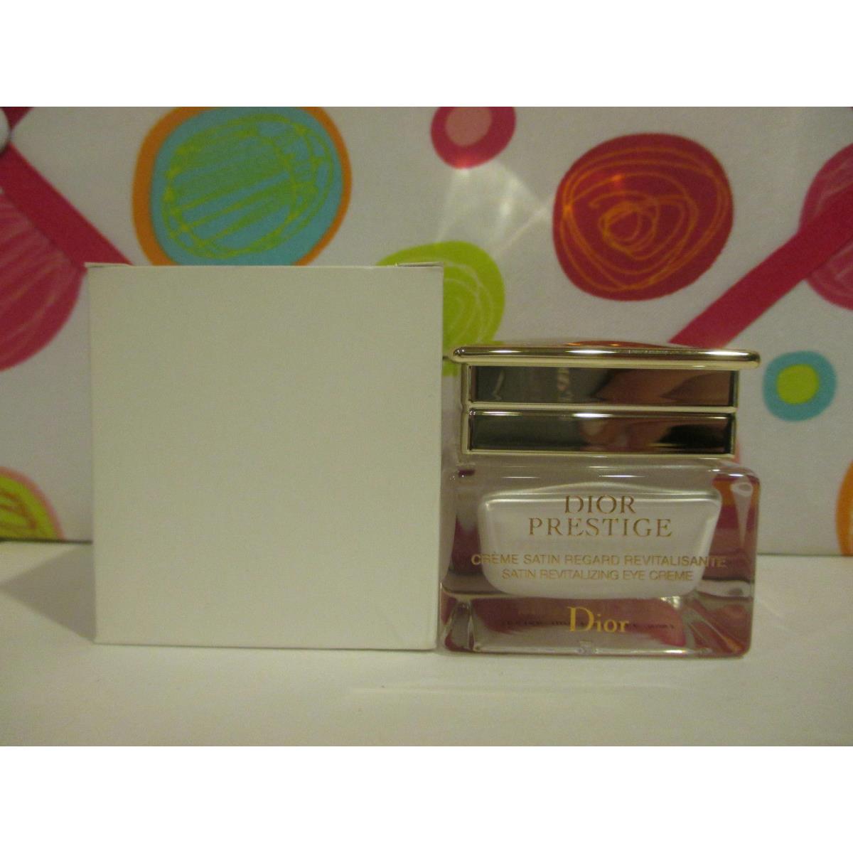 Christian Dior Dior Prestige Satin Revitalizing Eye Creme 0.5 OZ Tester Box