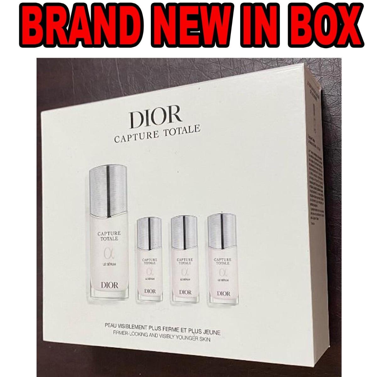 Dior Capture Totale LE S Rum Set Youth-revealing Serum Full Size and Travel Size