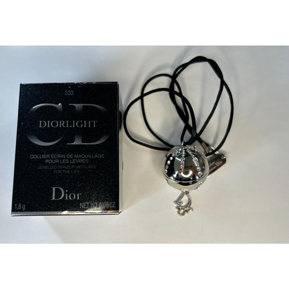 Dior Diorlight Jeweled Lip Gloss Necklace 533 Jewelled Bronze 0.06oz