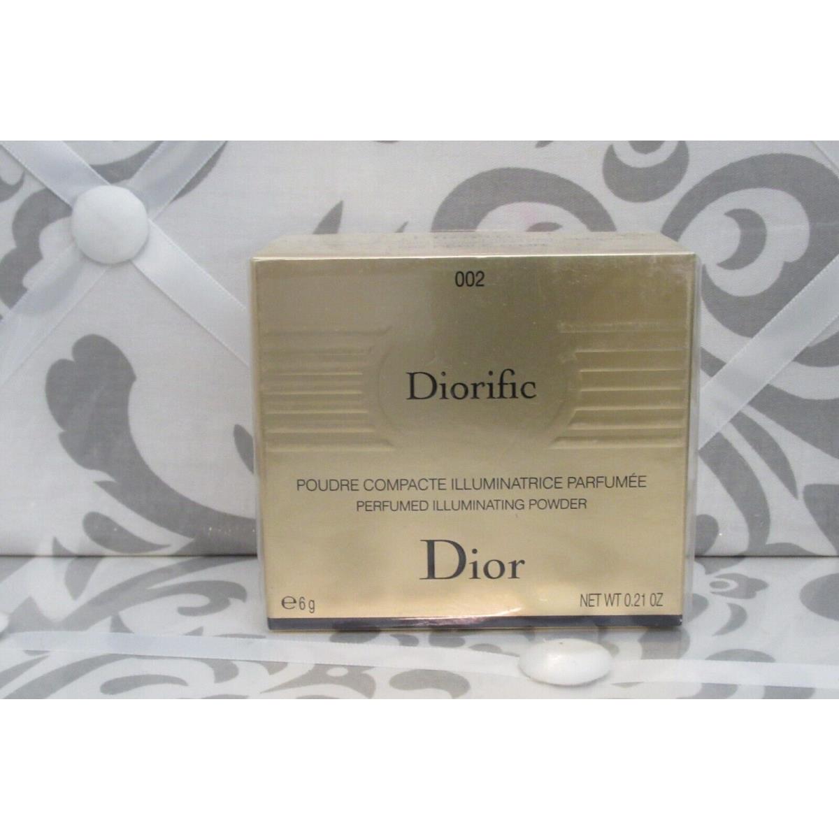 Christian Dior Diorific Perfumed Illuminating Powder 002 Perle D`or 0.21 Oz. Box