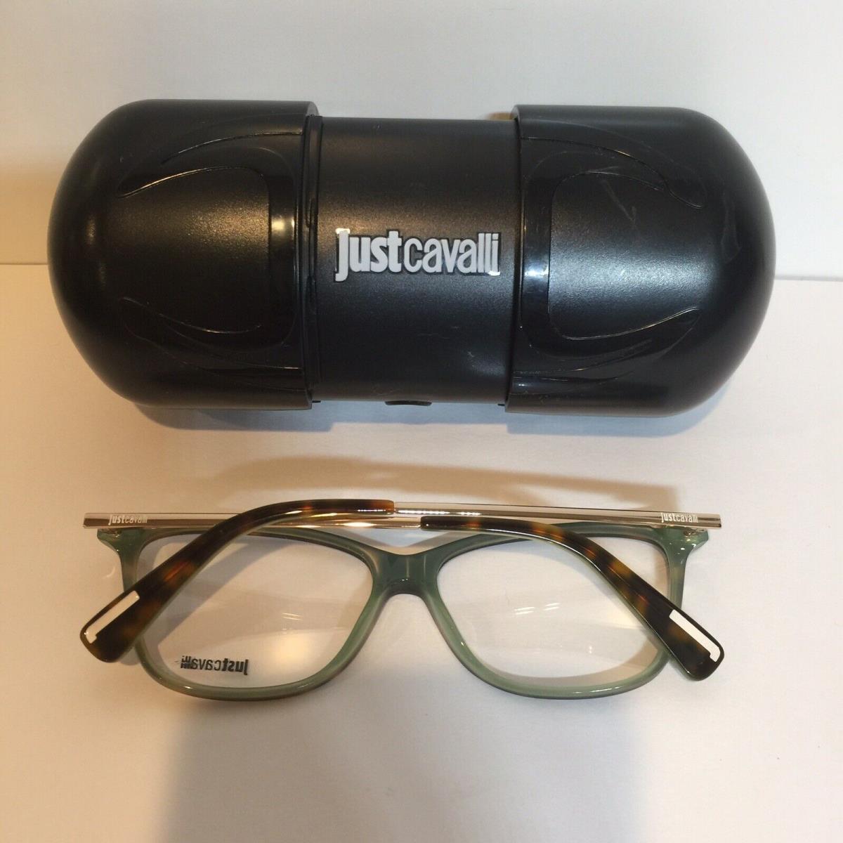 Just Cavalli JC0754 056 Havana Cateye Woman s Plastic Eyeglasses 54mm