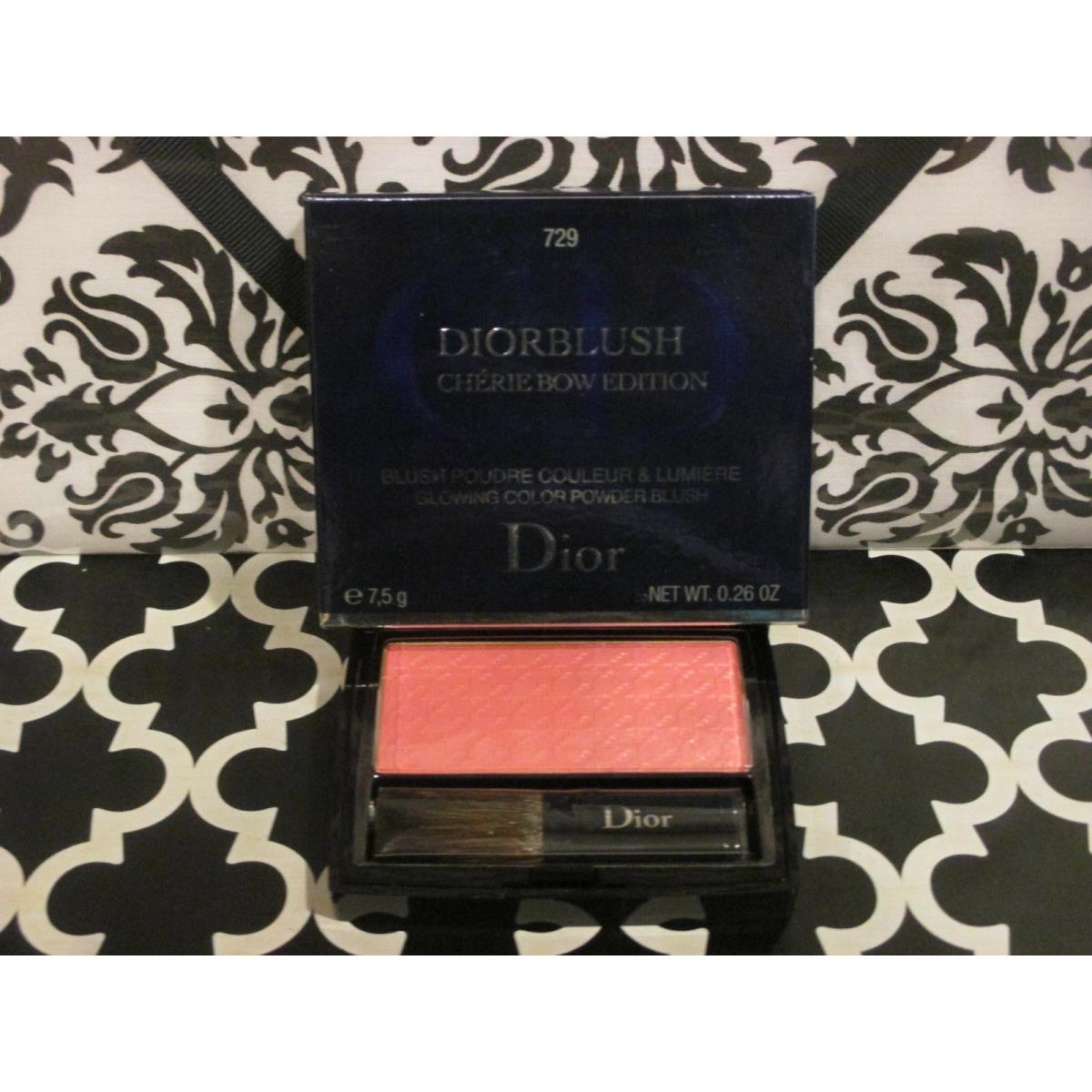 Christian Dior Cherie Bow Edition Powder Blush 729 0.26 OZ Boxed