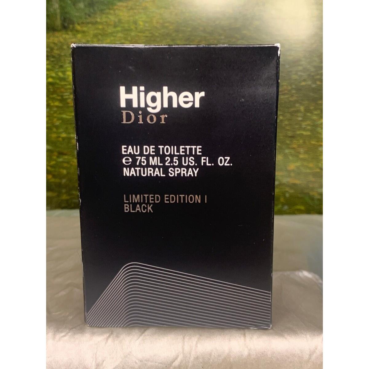 Higher by Christian Dior Limited Edition I Black 75ml Edt Spray