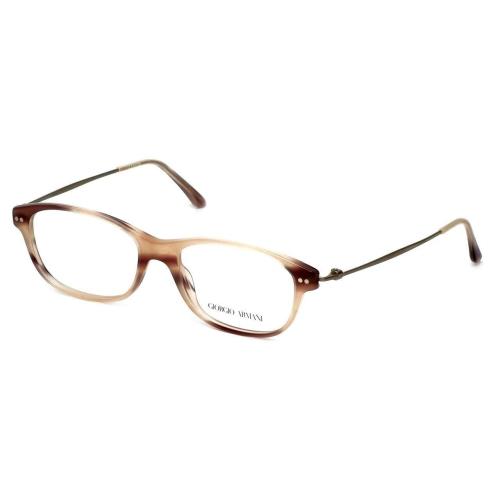 Giorgio Armani Designer Reading Glasses AR7007-5021 52mm in Striped-pink