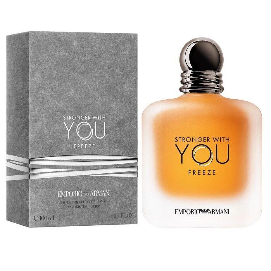 Stronger with You Freeze by Emporio Armani For Men Edt 3.4 Floz /100ML Spray
