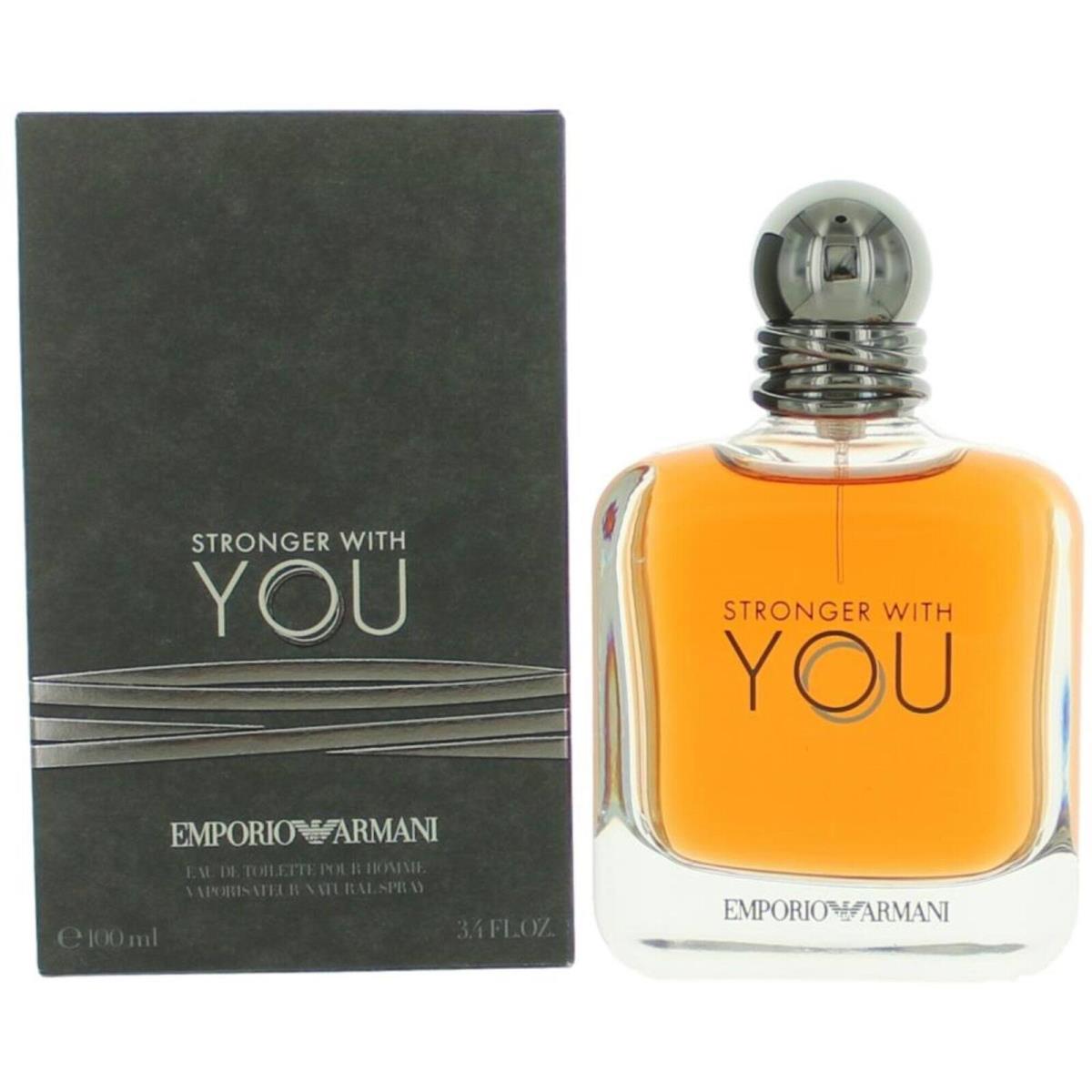 Emporio Armani Men`s Eau De Toilette Spray Stronger with You Soothing Fragrance