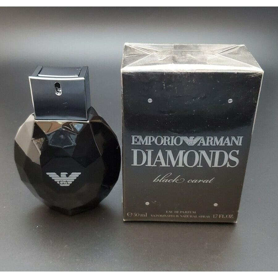 Armani Emporio Armani Diamonds Black Carat 1.7oz/50mL For Women Edp Spray Open