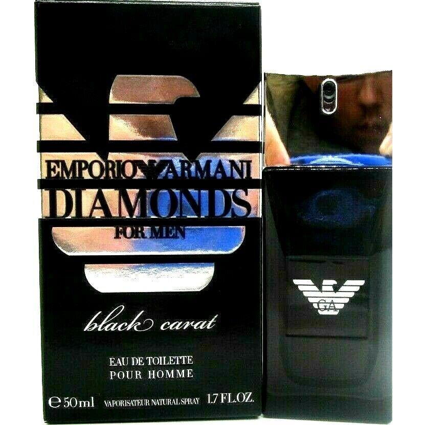 Emporio Armani Diamonds Black Carat Eau De Toilette Spray 1.7 Oz / 50 ml