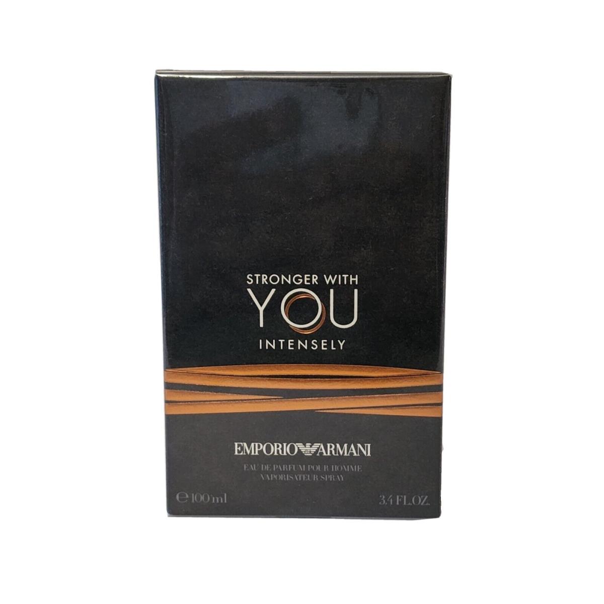Emporio Armani Stronger with You Intensely 3.4OZ Eau DE Parfum Spray For Men