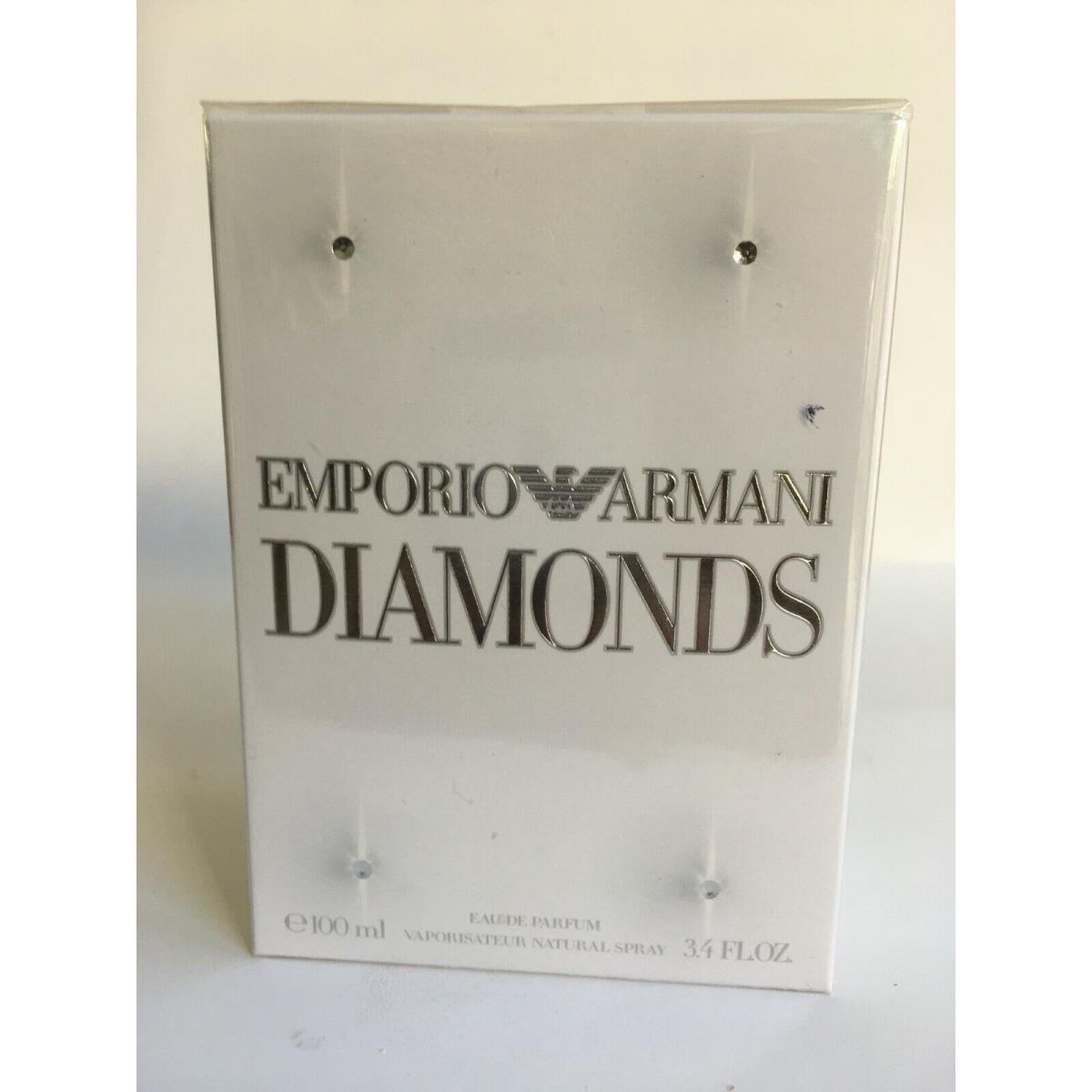 Emporio Armani Diamonds 3.4 oz Edp Spray Women Rare