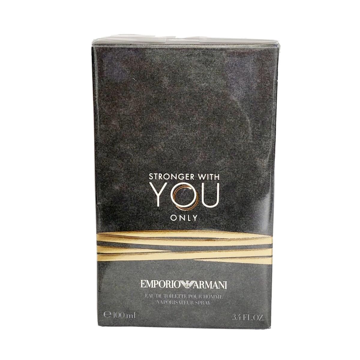 Emporio Armani Stronger with You Only Edt 3.4oz 100Ml Men 2022