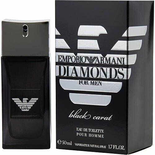 Emporio Diamonds Black Carat 1.7 Oz. 50ml Eau de Toilette Spray Men