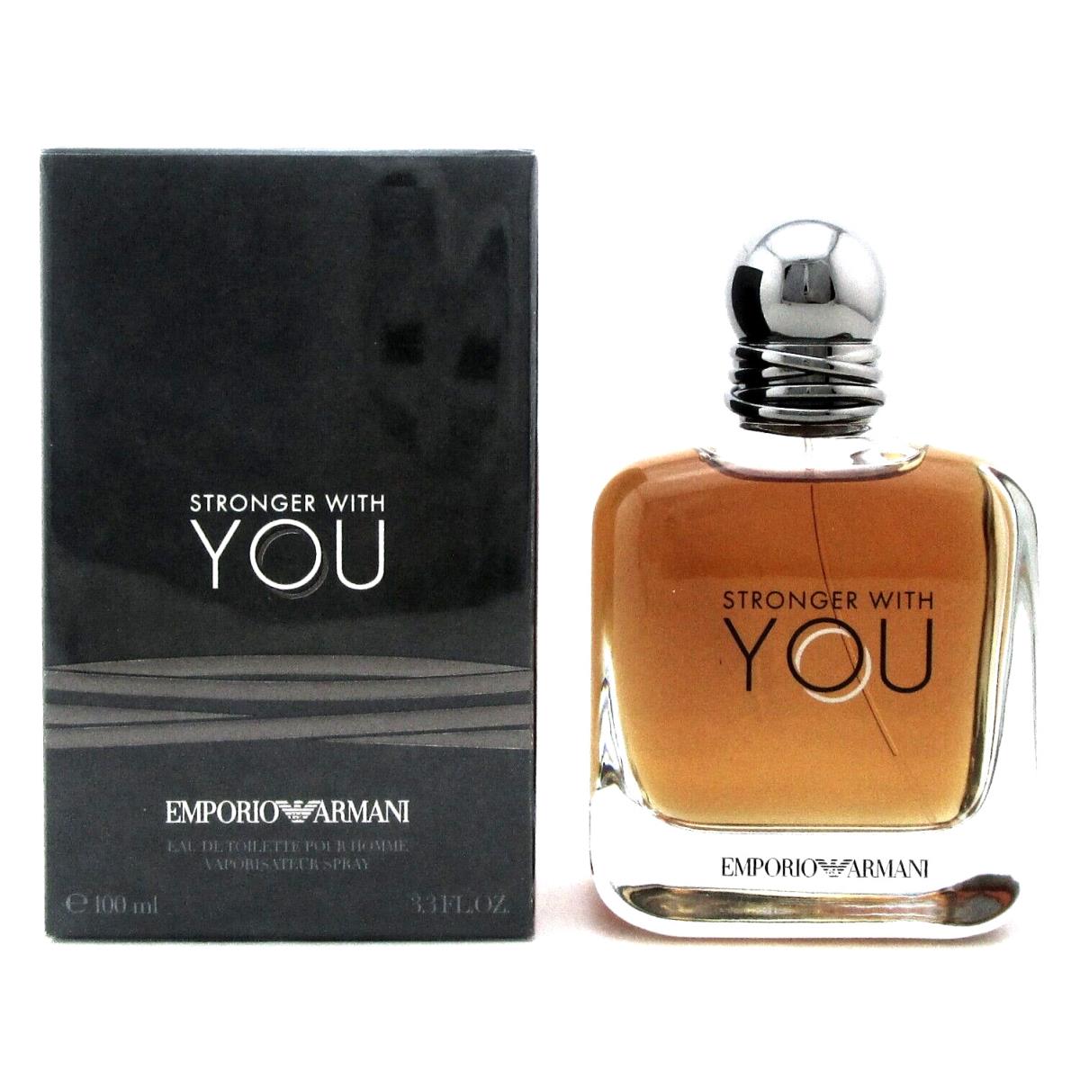 Stronger with You by Emporio Armani 3.3 Oz. Eau de Toilette Spray Men Box