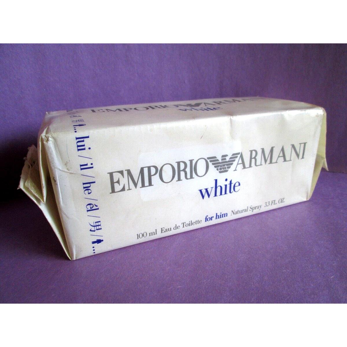 Emporio Armani White For Him Vintage Eau de Toilette Spray 3.3 oz 100 ml