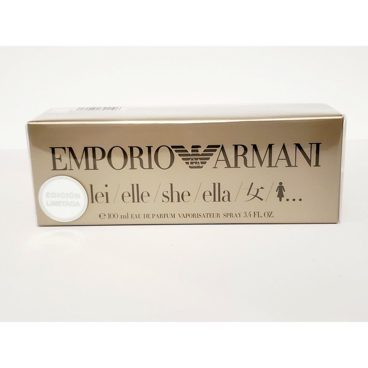 Emporio Armani She by Giorgio Armani 3.4 Oz. Edp Spray For Women. Box