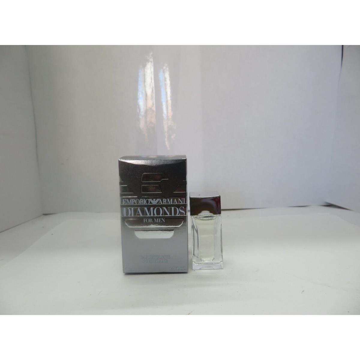 Emporio Armani Diamonds For Men Mini 0.14 Fl oz/4 ml Eau De Toilette Pour Homme