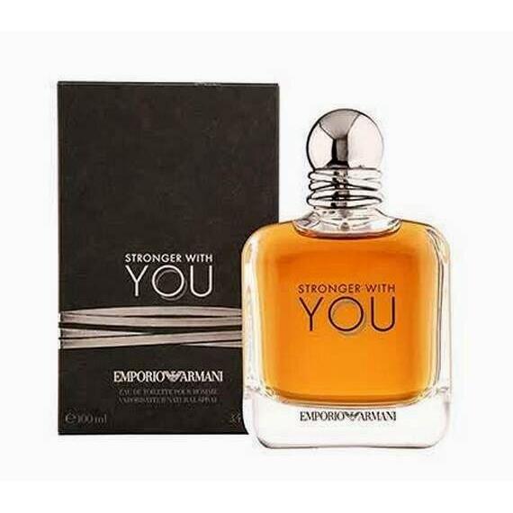 Emporio Armani Stronger with You Eau DE Toilette Spray For Men 3.4 Oz / 100 ml