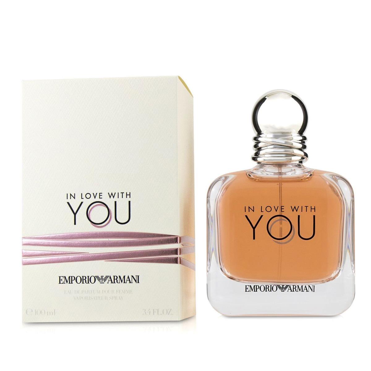 In Love with You by Emporio Armani 3.4oz Eau De Parfum For Women Box