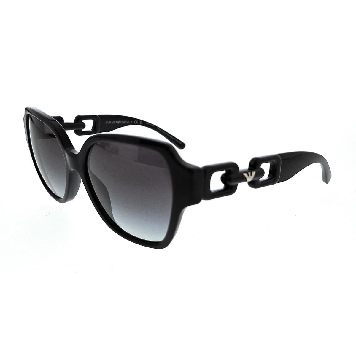 Emporio Armani 0EA4202 50178G Shiny Black Square Sunglasses