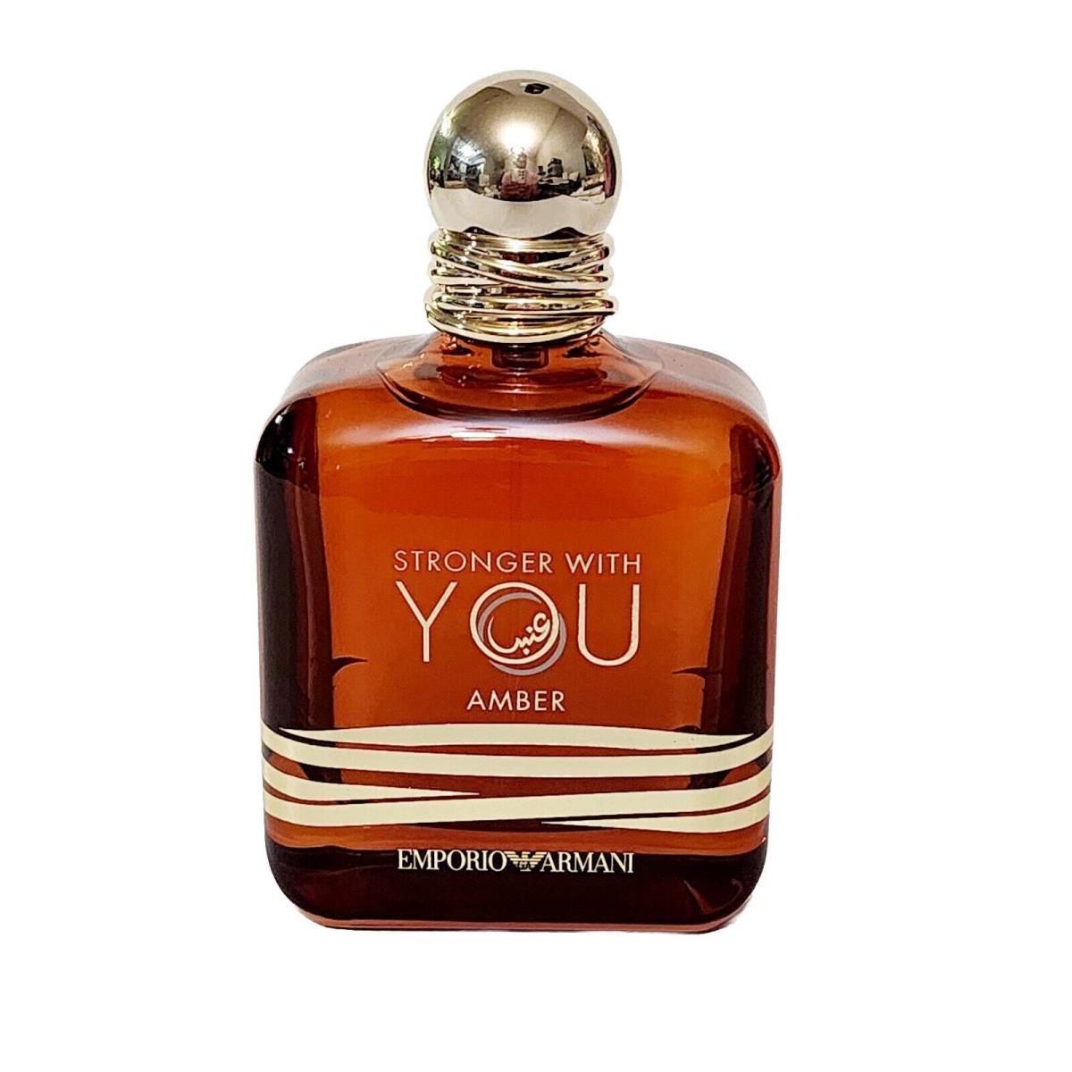 Emporio Armani Stronger with You Amber Exclusive Edition 3.4OZ Edp Spray For Men IN White Box