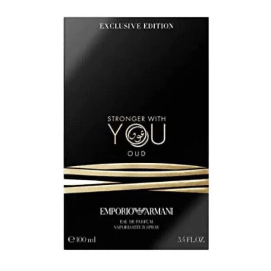 Emporio Armani Stronger with You Oud 3.4oz Edp Spray Boxed