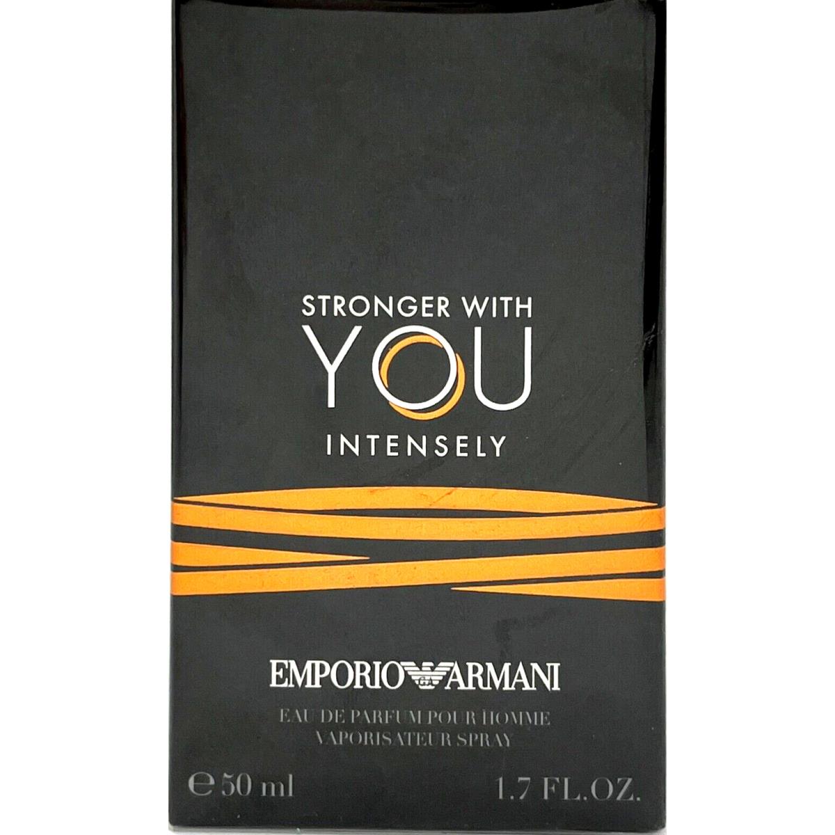 Emporio Armani Stronger with You Intensely Eau DE Parfum Spray Men 1.7 Oz / 50ml