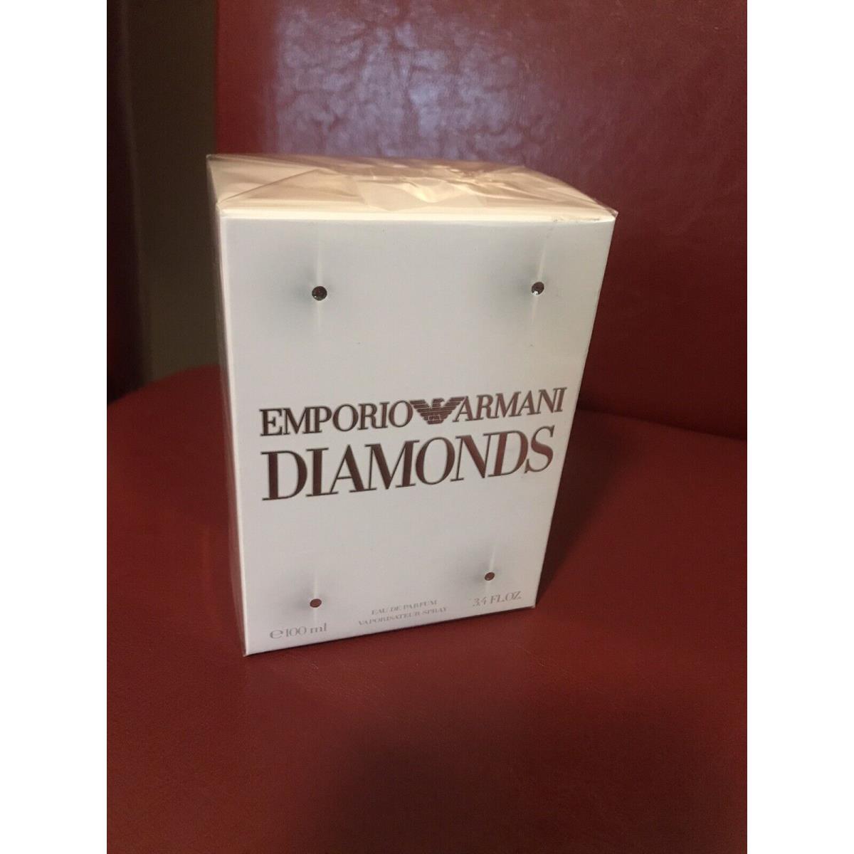 Emporio Armani Diamonds 3.4 Fl.oz 100 ML Eau DE Parfum Spray Women Box