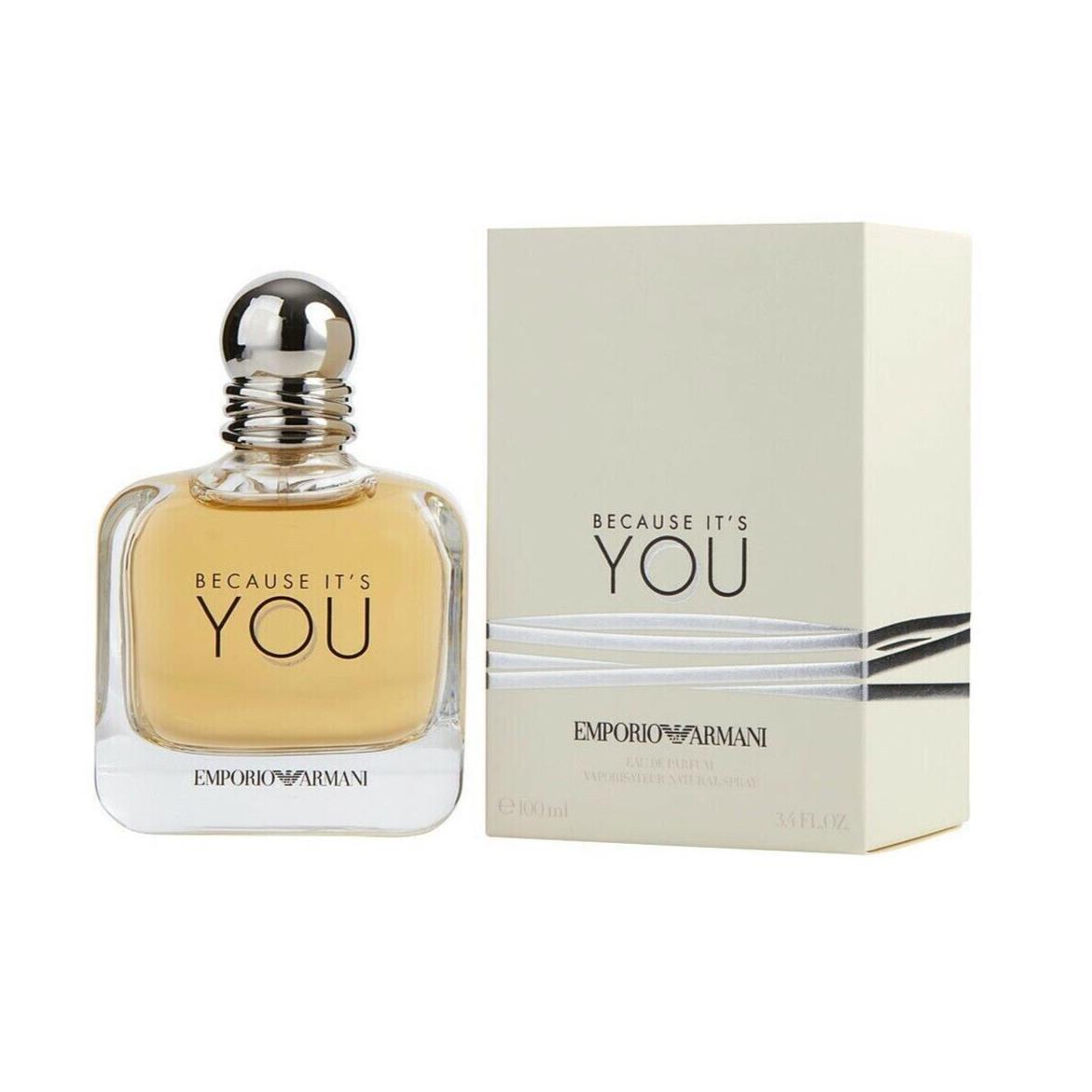 Because Its You by Emporio Armani Edp Spray For Women 3.4oz Box