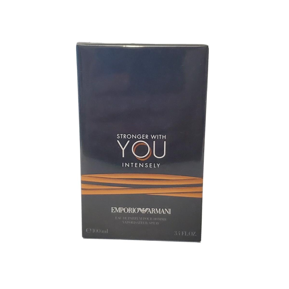 Emporio Armani Stronger with You Intensely 3.4OZ Eau DE Parfum Spray For Men