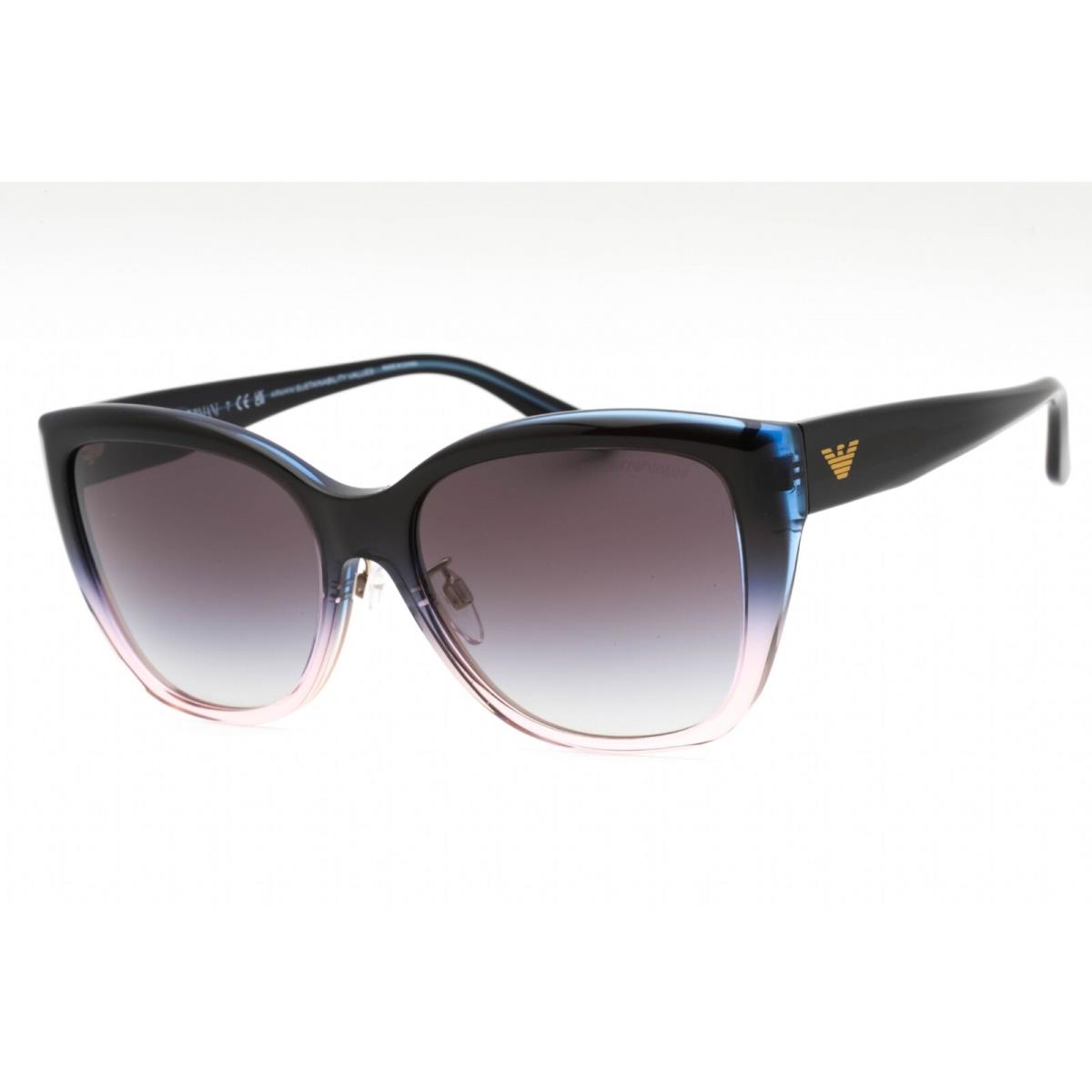 Emporio Armani Women`s Sunglasses Transparent Gradient Blue Pink 0EA4198F 59918G