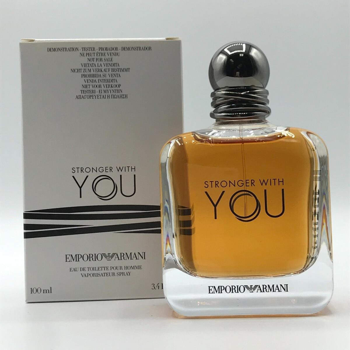 Emporio Armani Stronger with You Cologne Spray 3.4 oz Box As Shown